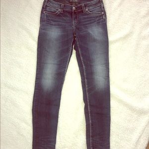 Women Silver Jeans
